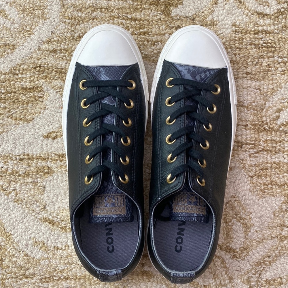 Brand New Leather Converse